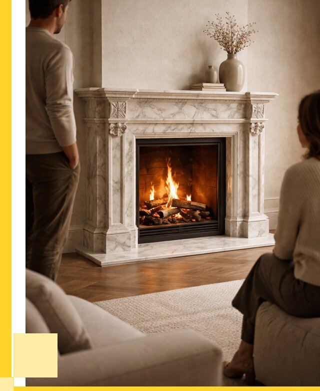 Мраморные камины под ключ в Урае от 260525 р. | ЭриданУрй