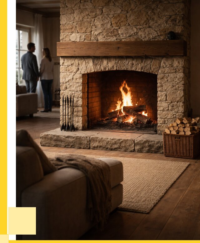 Открытые камины под ключ в Урае от 156315 р. ЭриданУрй