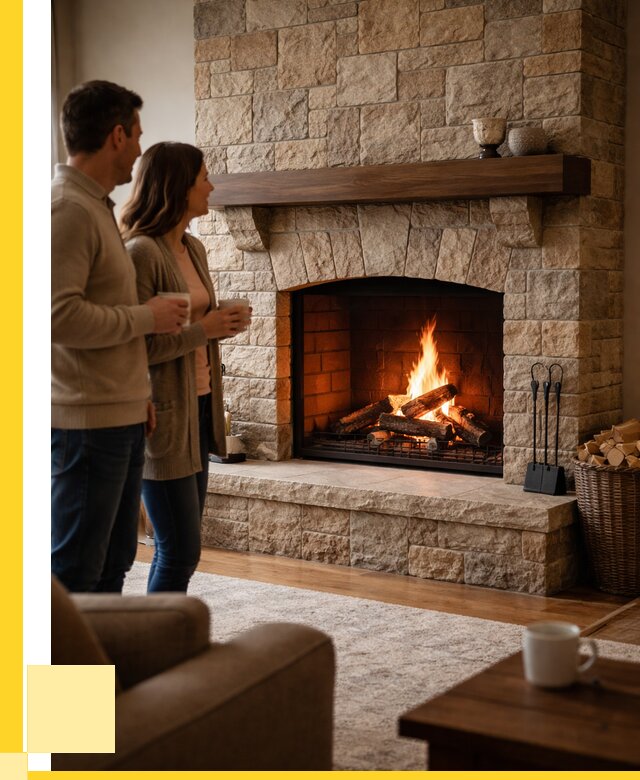 Каменные камины на заказ в Урае от 187578 р. | ЭриданУрй