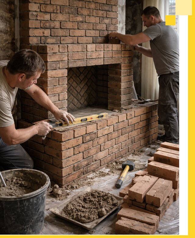 Изготовление и установка кирпичных каминов в Урае