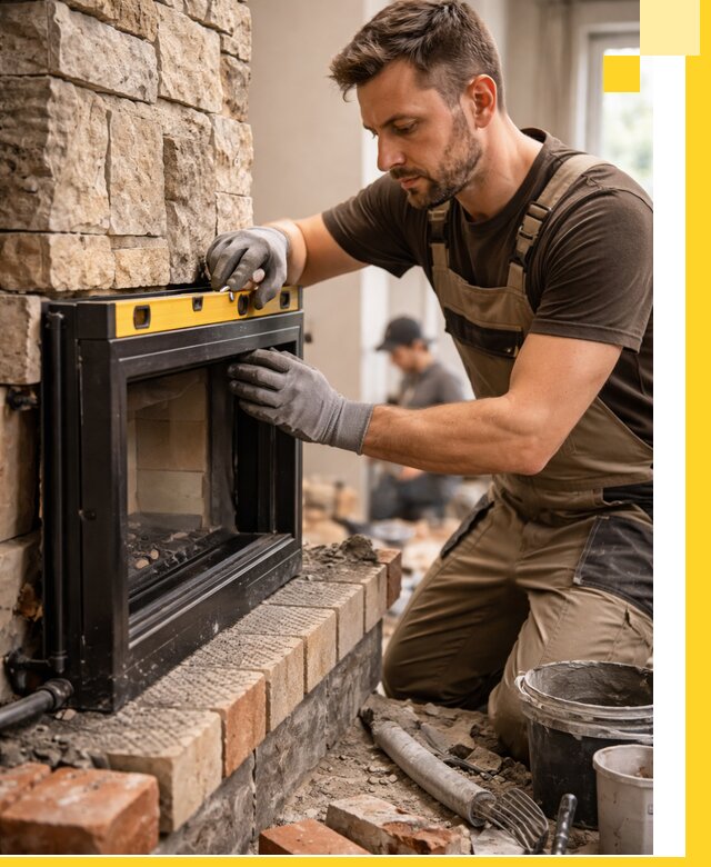 Дровяные камины под ключ в Урае: монтаж, обустройство