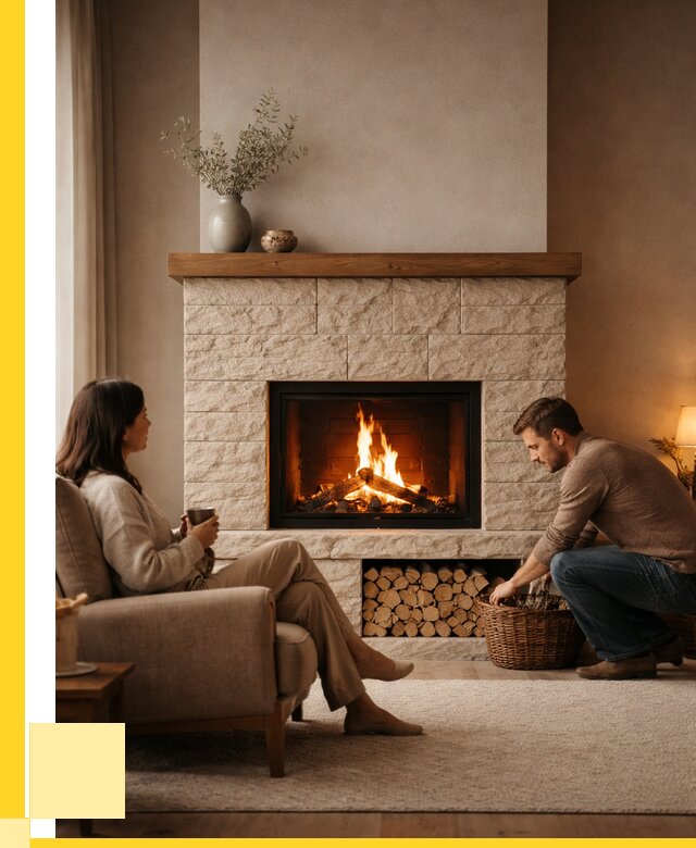 Камины для дома в Урае под ключ от 156315 р. | ЭриданУрй