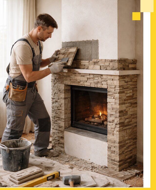 Изготовление и монтаж каминов для дома под ключ в Урае