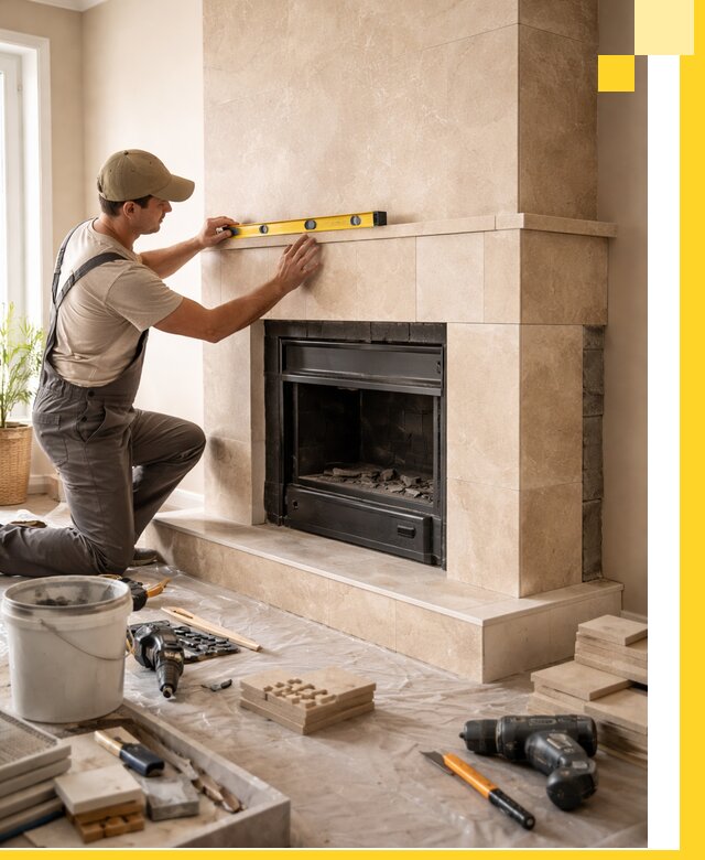 Установка и монтаж каминов в частном доме под ключ в Урае