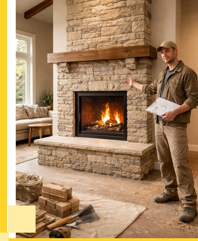 Камины под ключ в Урае от 187578 р. | ЭриданУрй — установка