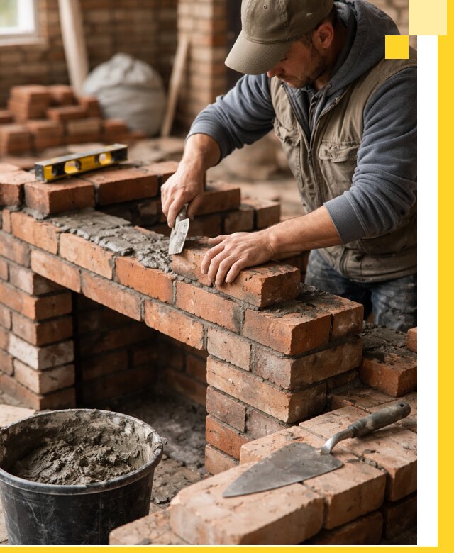 Кладка каминов под ключ в Урае профессиональная отделка и монтаж