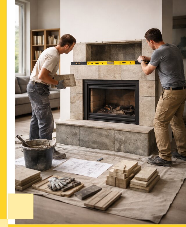 Монтаж каминов и установка в Урае от 46895 р. | ЭриданУрй