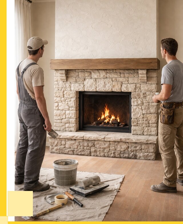 Отделка каминов в Урае от 6774 р. под ключ | ЭриданУрй