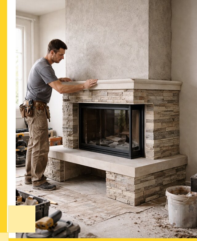 Изготовление каминов под ключ в Урае от 156315 р. | ЭриданУрй