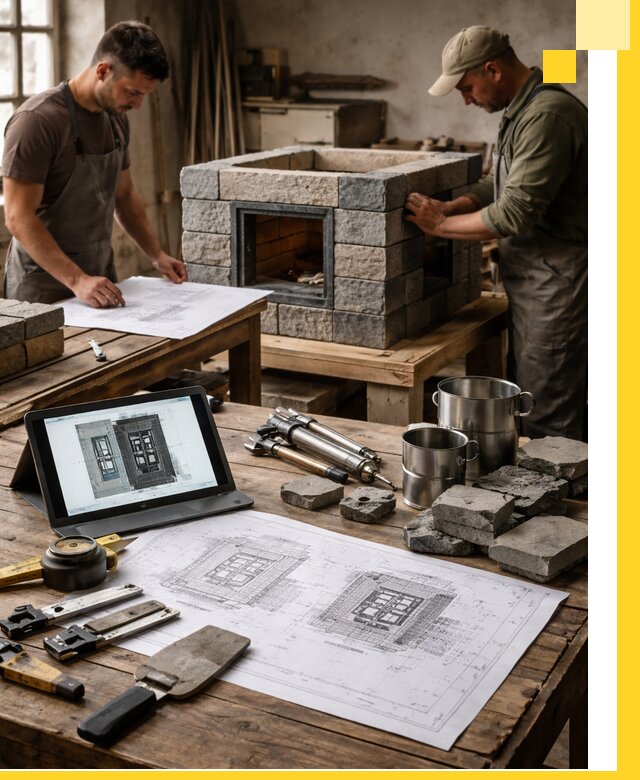 Разработка проектов печей с согласованием и монтажом в Урае