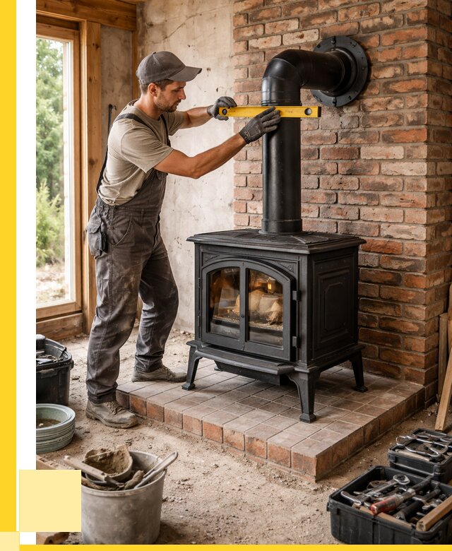 Монтаж печей установка банной печи в Урае от 15632 р. | ЭриданУрй