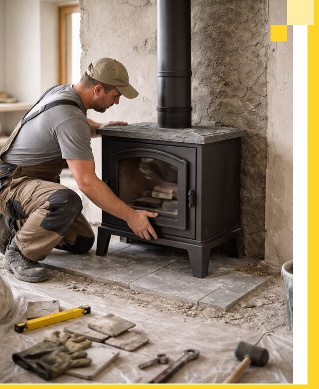 Профессиональный монтаж печей и каминов в Урае под ключ