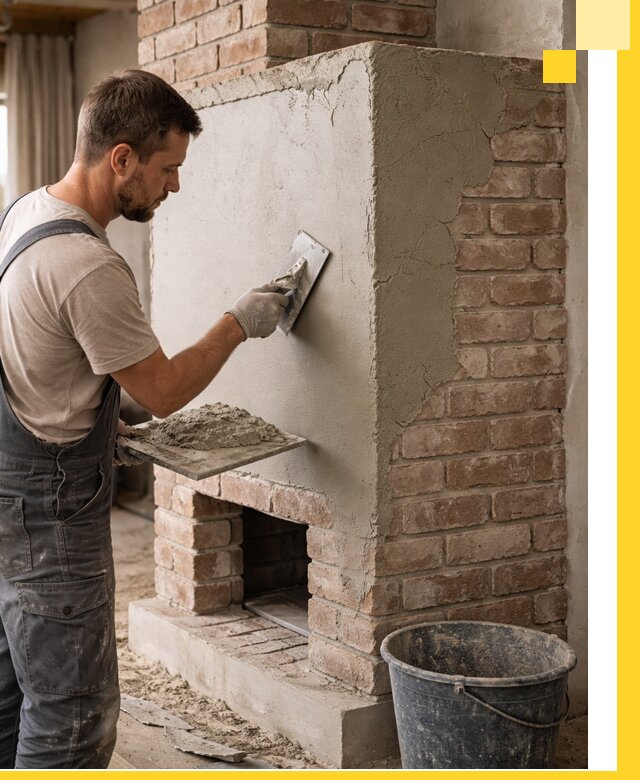 Отделка печей и облицовка каминов в Урае под ключ