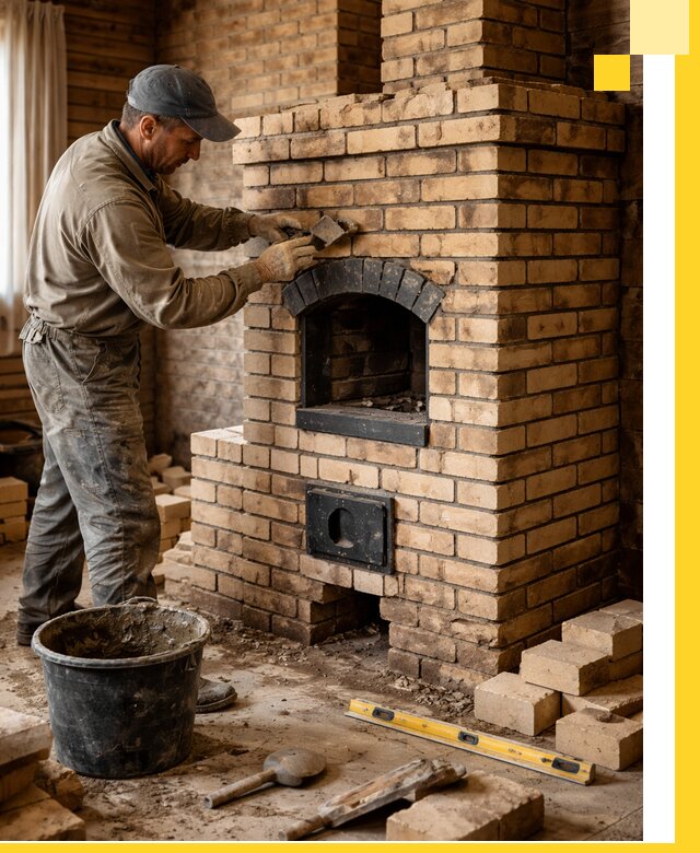 Кирпичные печи под ключ в Урае: проектирование и кладка