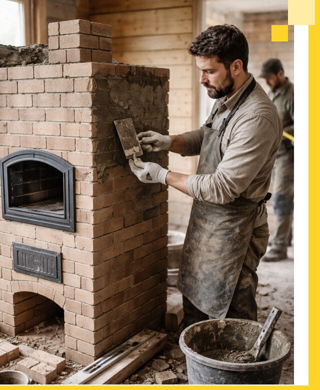 Изготовление и установка печей-шведок под ключ в Урае