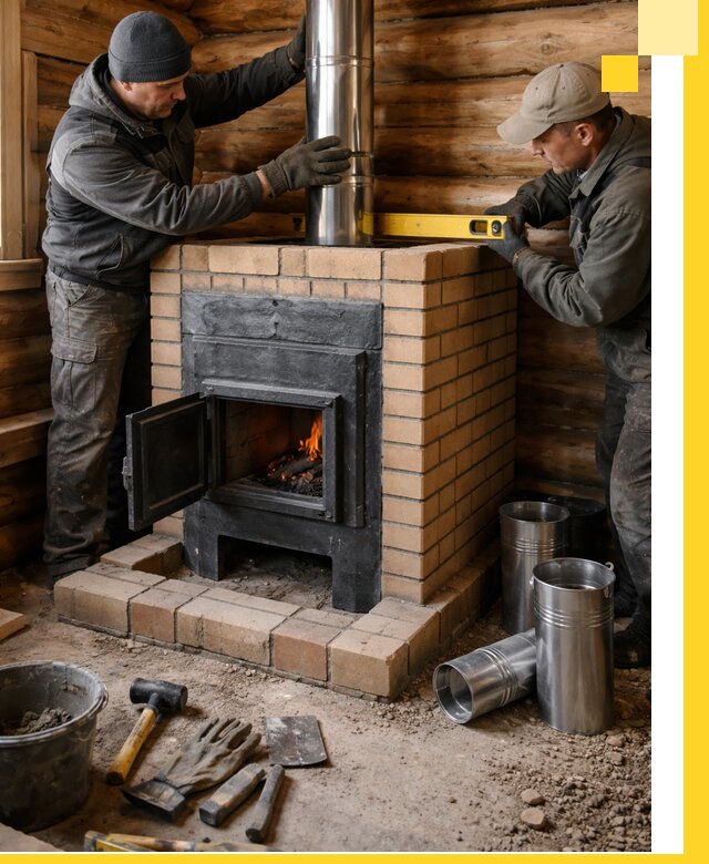 Проектирование, изготовление и установка банных печей в Урае