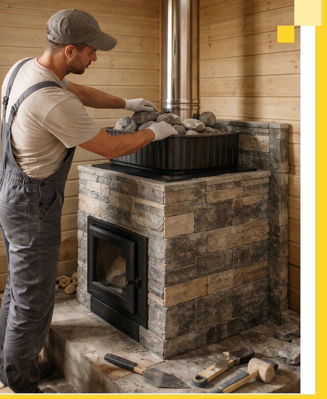 Печи для парной в Урае, производство, монтаж и обслуживание