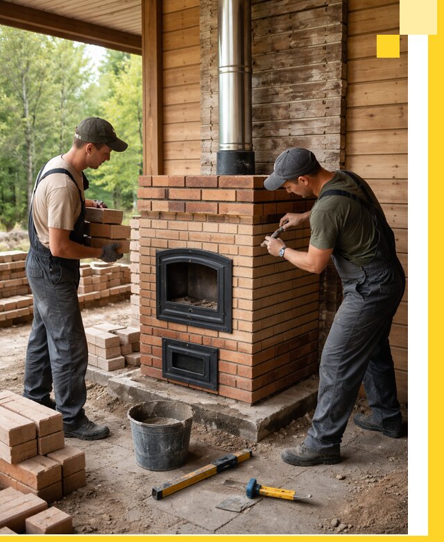 Производство и установка дачных печей под ключ в Урае