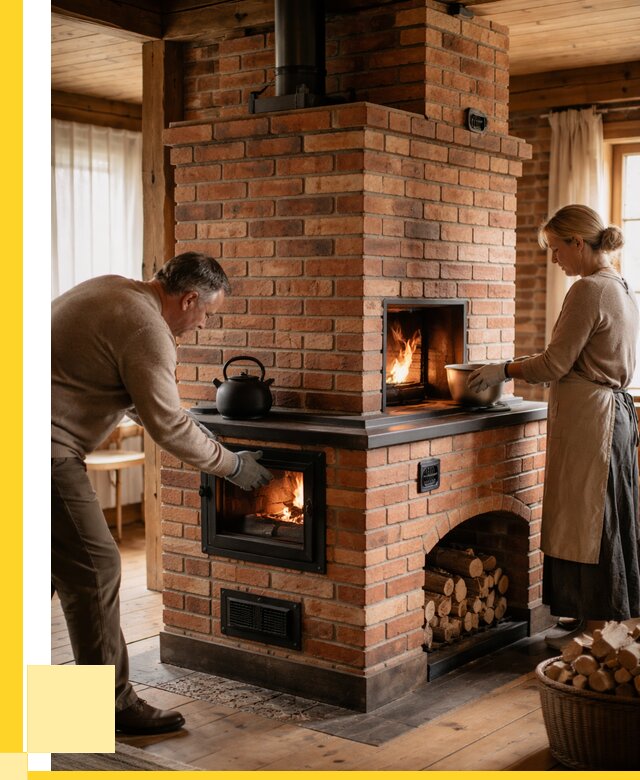 Печи для загородного дома под ключ в Урае от 83368 р. | ЭриданУрй