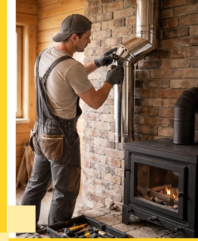 Монтаж дымоходов для печей в Урае от 7816 р. | ЭриданУрй