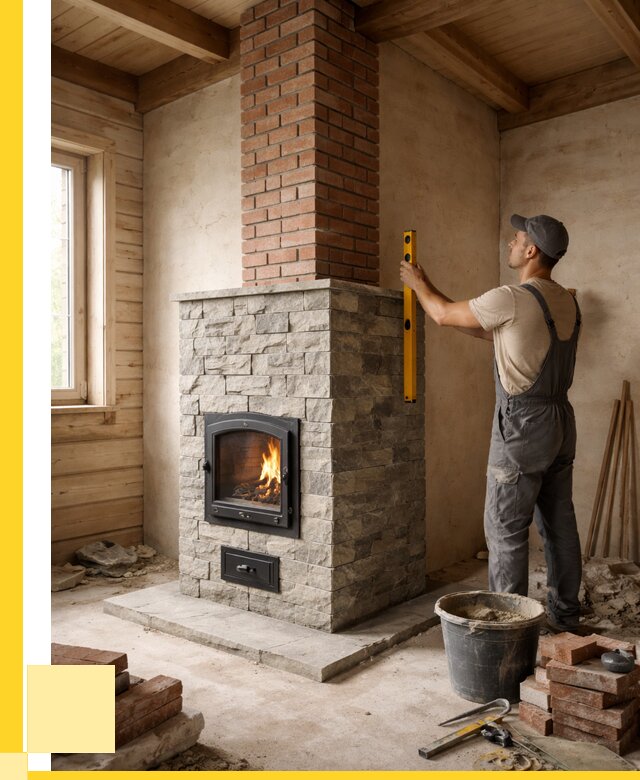 Печи и дымоходы под ключ в Урае от 46895 р., ЭриданУрй