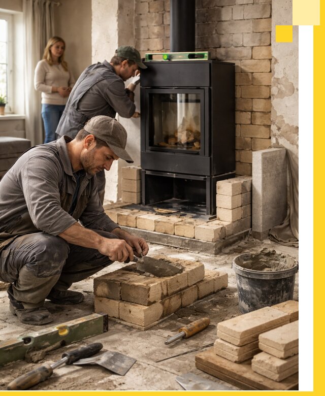 Печи и камины под ключ: проект, установка в Урае