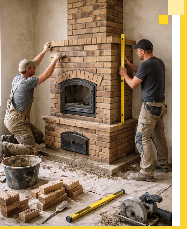 Продажа и установка печей и каминов для дома под ключ в Урае