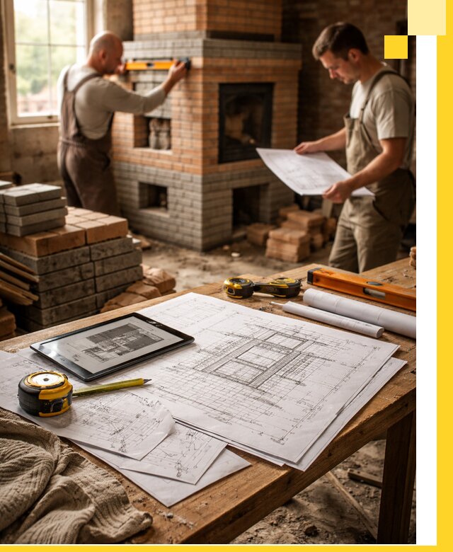 Проекты печей и каминов с индивидуальным дизайном в Урае