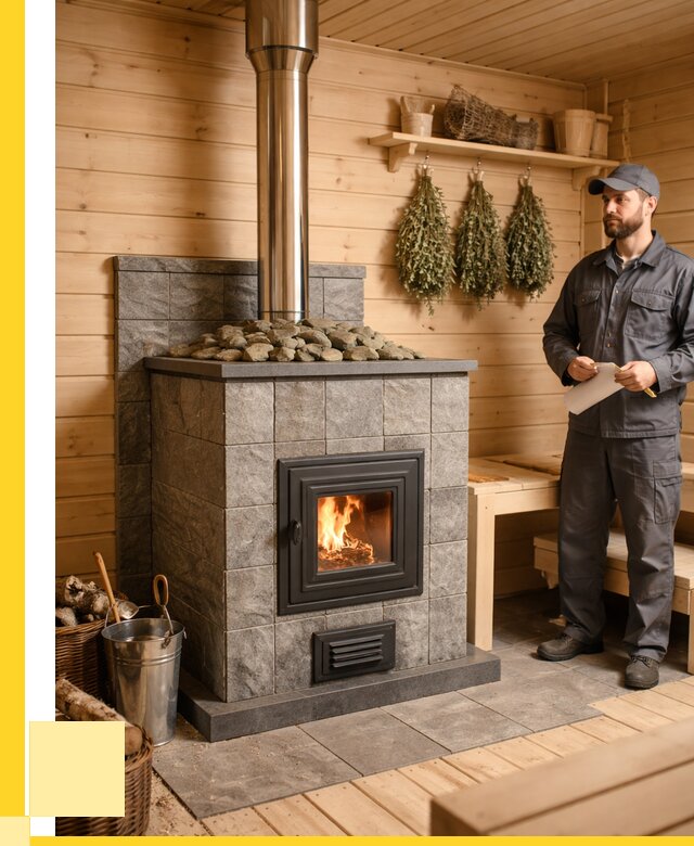 Печи для бани под ключ в Урае от 125052 р. | ЭриданУрй