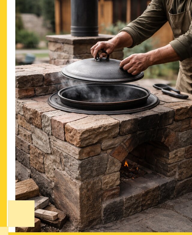 Печи для казана в Урае по цене от 18758 р. | ЭриданУрй