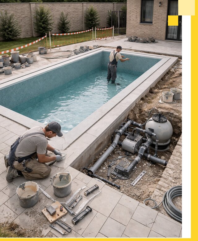 Строительство бассейнов под ключ в Урае: проекты и монтаж