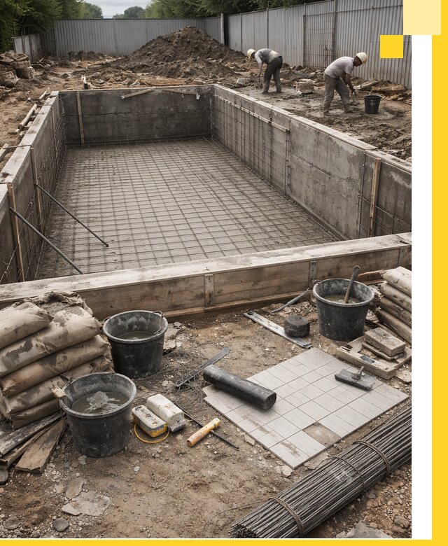 Строительство бассейнов под ключ в Урае, дизайн и монтаж