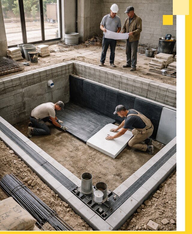 Проекты частных и общественных бассейнов под ключ в Урае