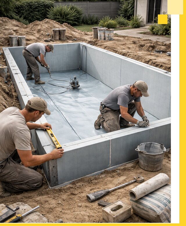 Профессиональный монтаж бассейнов под ключ в Урае с гарантией