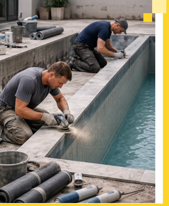 Профессиональный ремонт бассейнов под ключ в Урае