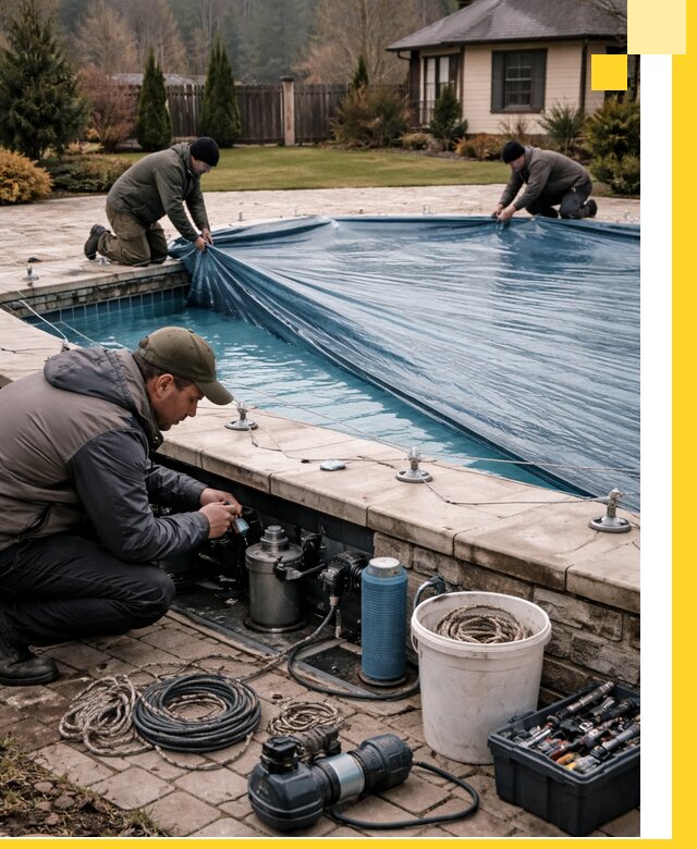 Консервация бассейнов в Урае: подготовка к длительному хранению