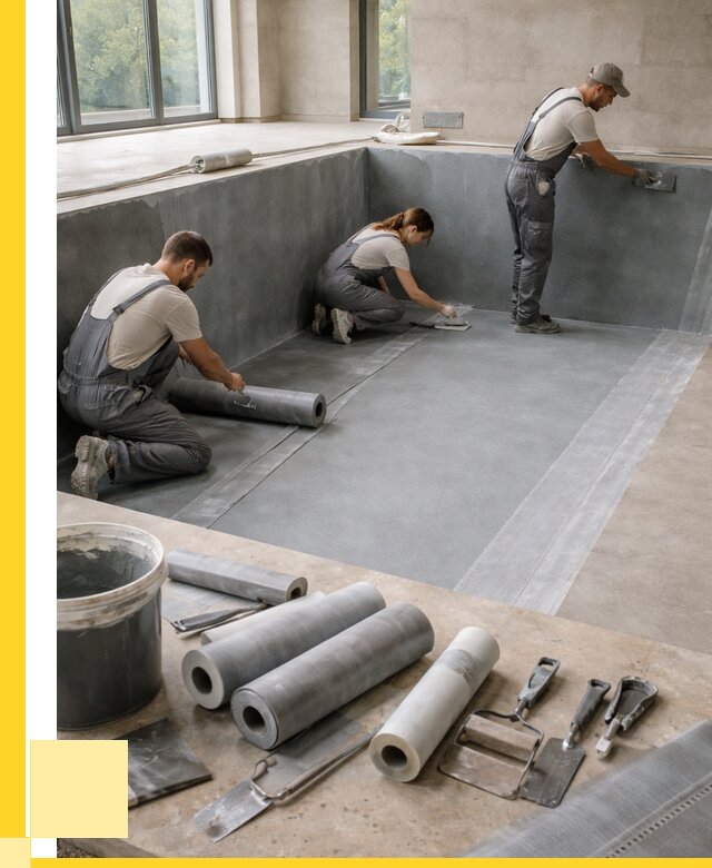 Гидроизоляция бассейнов в Урае от 2084 р., ЭриданУрй