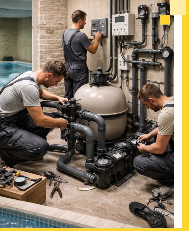 Комплексное оборудование для бассейнов под ключ в Урае