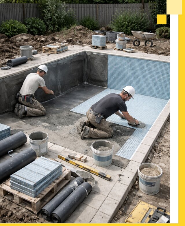 Проектирование и строительство стационарных бассейнов в Урае