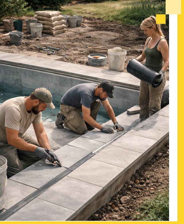 Строительство и монтаж уличных бассейнов под ключ в Урае