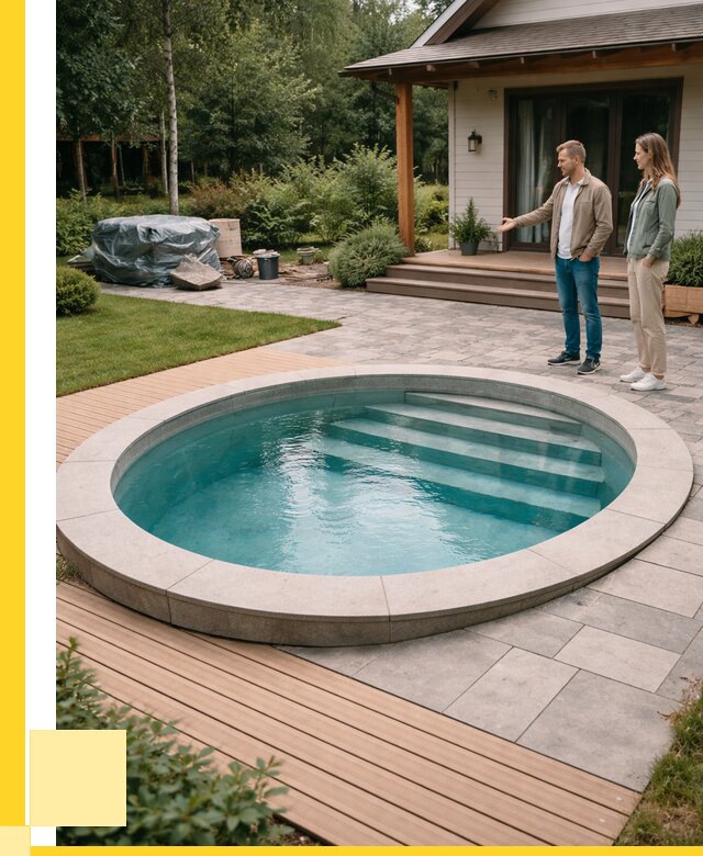 Бассейн на даче под ключ в Урае от 208420 р., ЭриданУрй