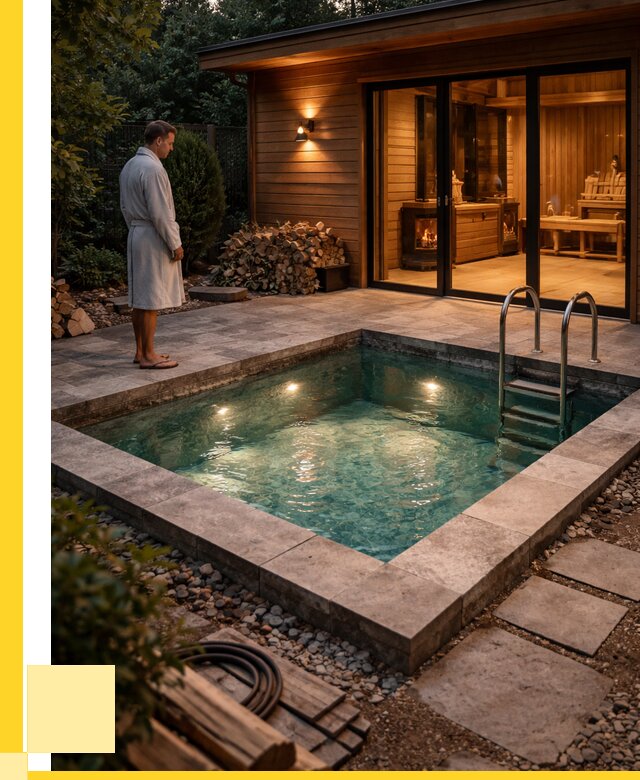 Бани с бассейном под ключ в Урае от 99000 р. | ЭриданУрй