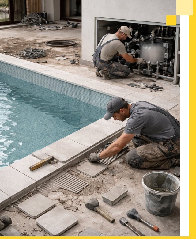 Строительство и монтаж бассейнов в коттедже в Урае