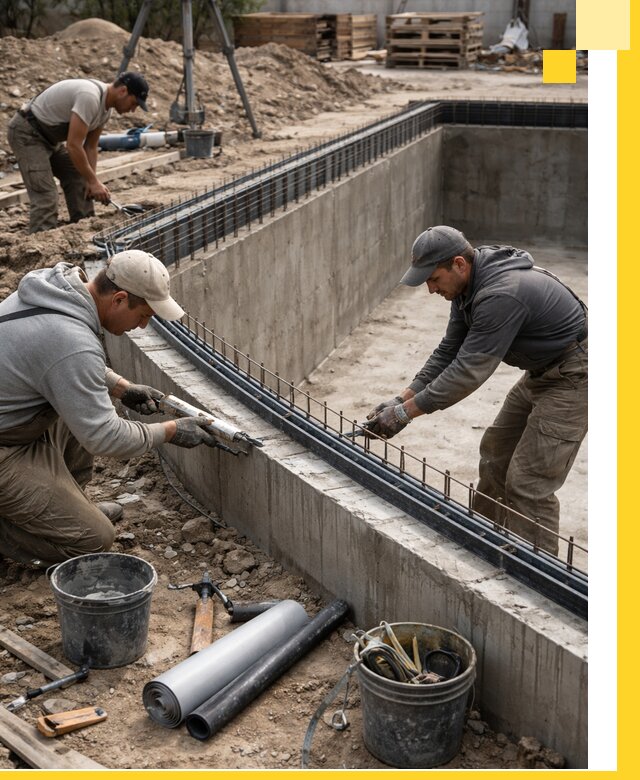 Качественный монтаж чаши бассейна в Урае под ключ с гарантией