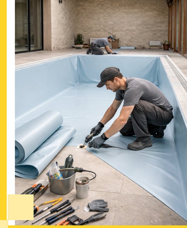 Пленка ПВХ для бассейнов в Урае от 2605 р. | ЭриданУрй