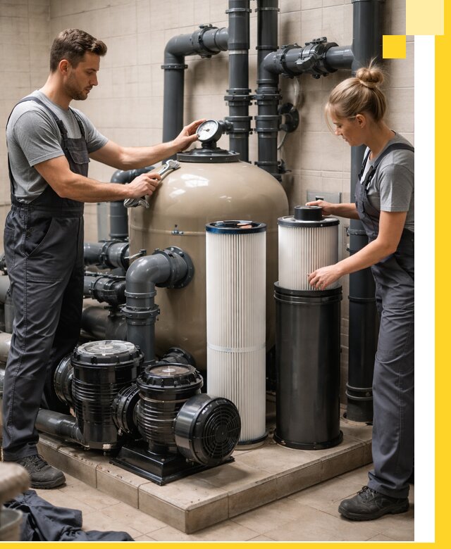 Фильтры и системы фильтрации для бассейнов в Урае