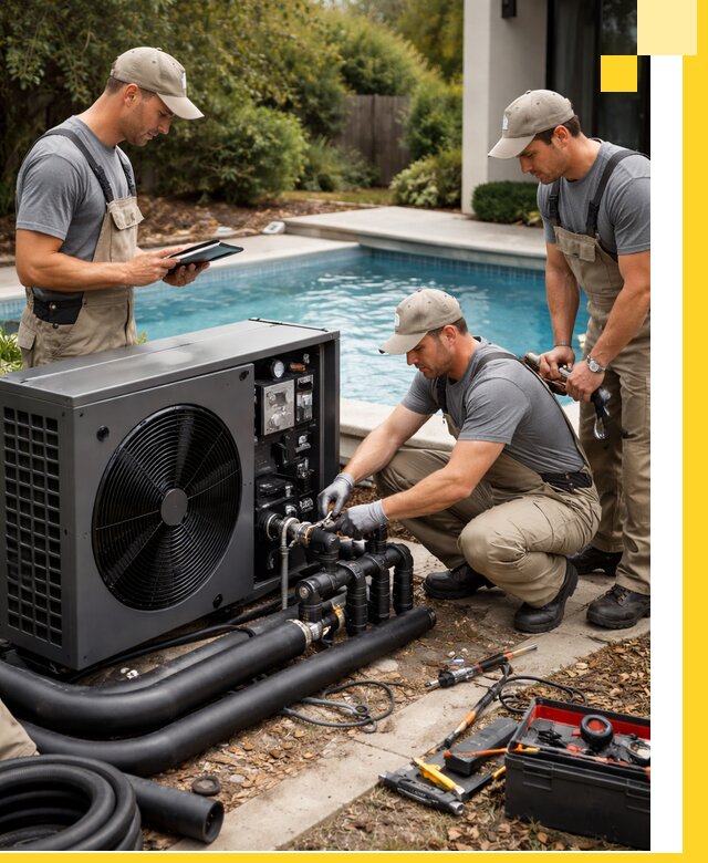 Проектирование и установка тепловых насосов для бассейнов в Урае