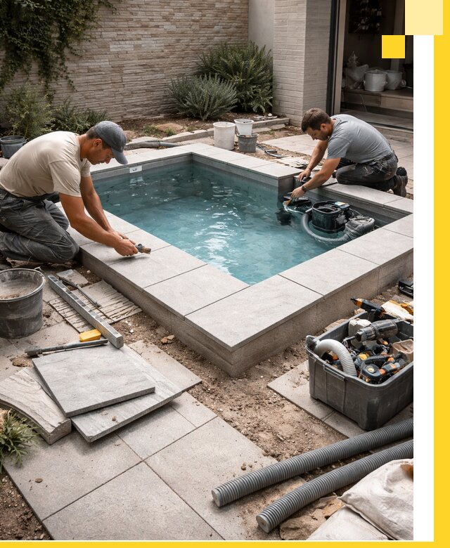 Мини бассейны под ключ в Урае, дизайн и установка