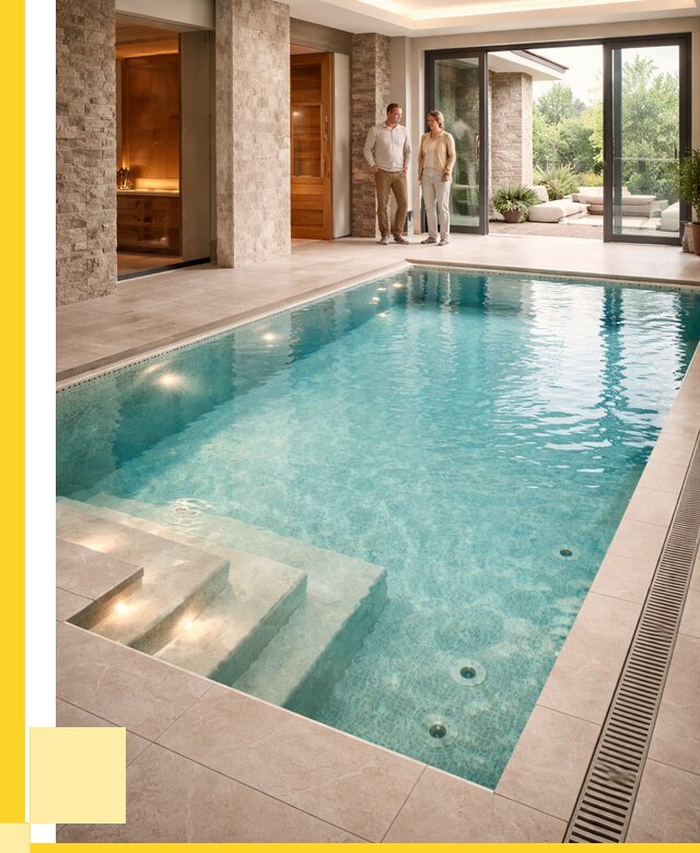 Бассейн во дворе в Урае: проект, отделка от 1250520 р. | ЭриданУрй