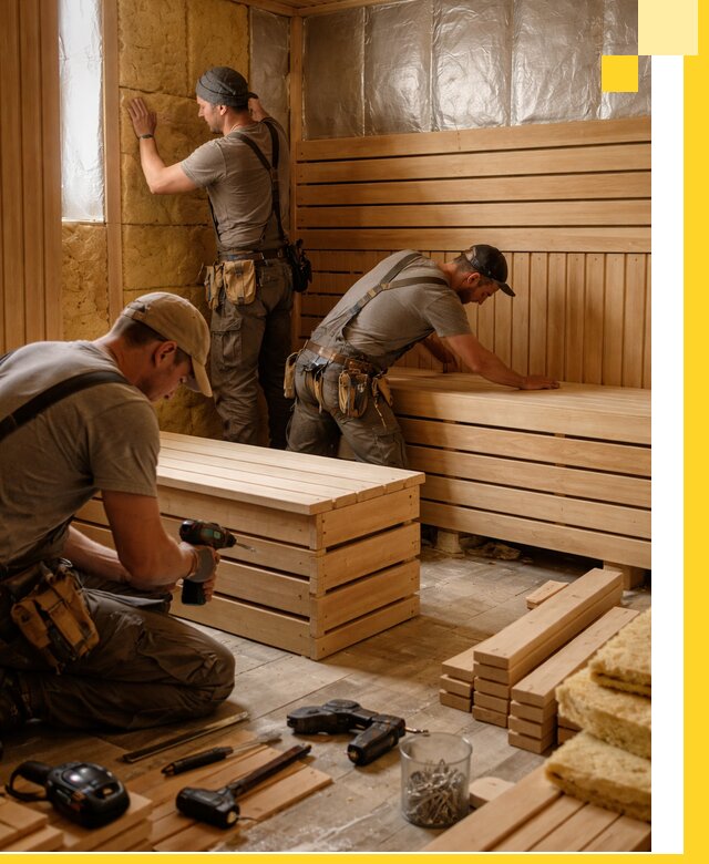 Профессиональное строительство саун под ключ в Урае